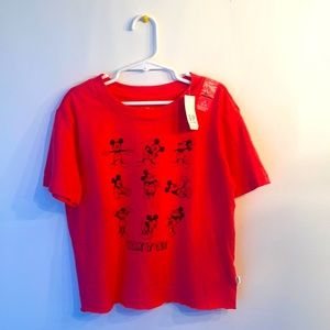 Dark pink/salmon color Micky Mouse t-shirt